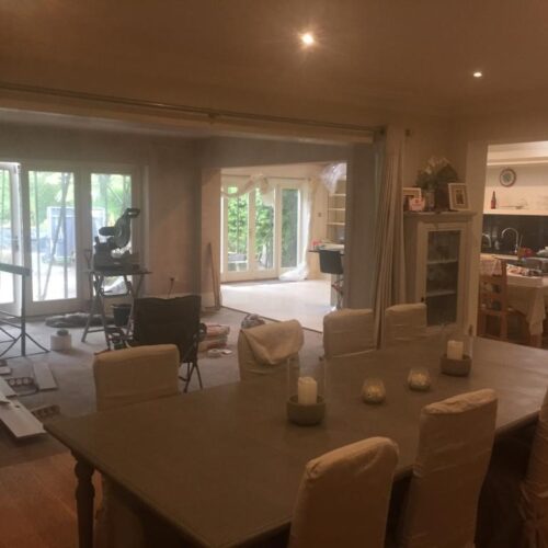 Open plan living area Open plan living area