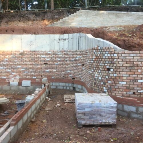 retaining wall brickwork retaining wall brickwork